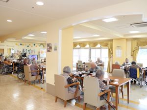 利用者の憩いの食堂