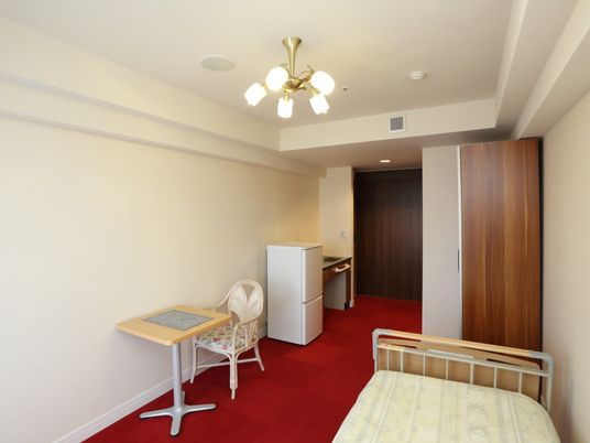 居室の一角と家具