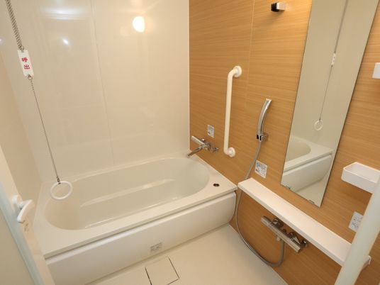 清潔な浴室の設備