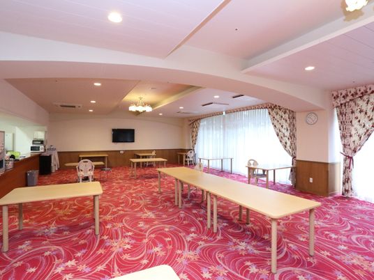 広々とした共有スペース