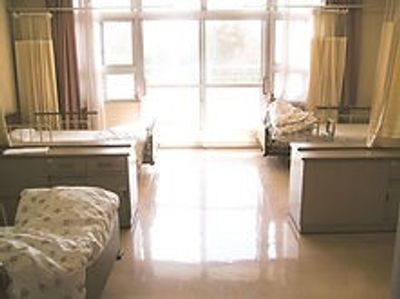 やわらかい日差しが入る居室