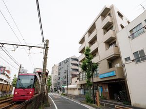 都市型施設の外観