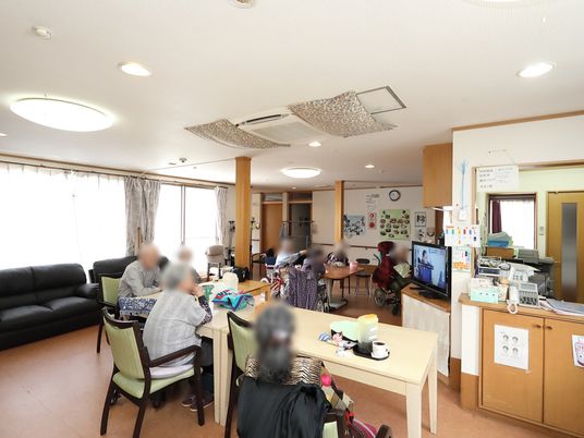 共有スペースでの日常風景