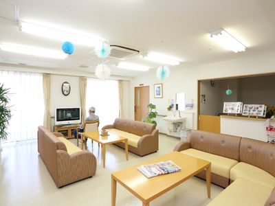 明るく広いリビング空間