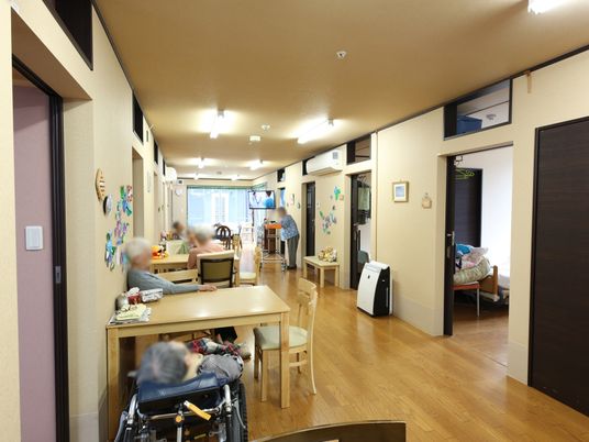 居室付近の廊下の様子