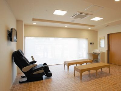 落ち着いた休憩用空間