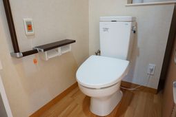 清潔なトイレの一角