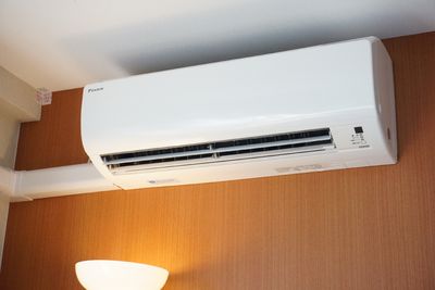 清潔なエアコンのアップ