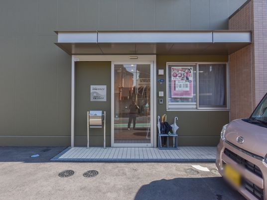 入口のエントランス