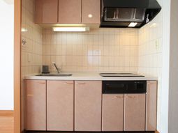 清潔なキッチンの一角