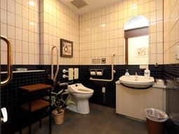 清潔感のあるトイレ空間