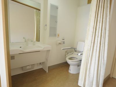 整備された施設トイレ