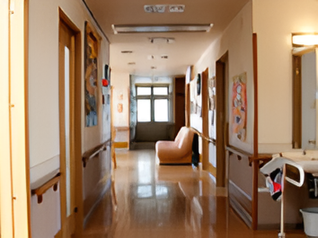 廊下の明るい様子 廊下 広々とした通路は光が差し込み、暖かな雰囲気を演出しています。さまざまなアートが飾られ、居心地の良さも感じられる空間です。