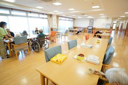 明るい共有スペース