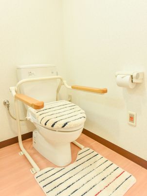 手すり付トイレの様子