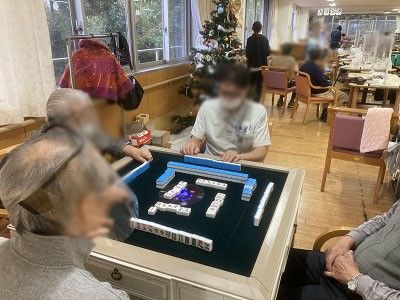遊びを楽しむリビング