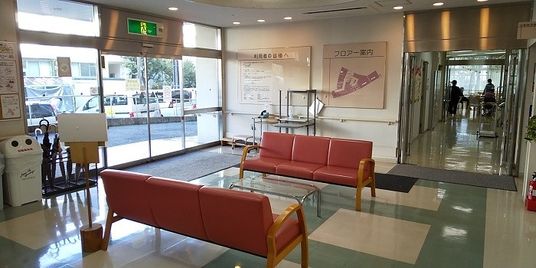ゆったりした待合室
