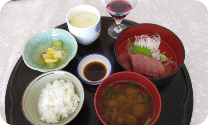 和食の食事セット