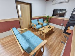 明るいリビングスペース