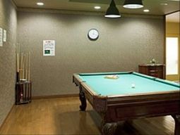 ビリヤード台のある部屋