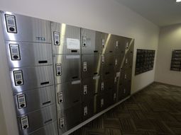 セキュリティボックスの廊下