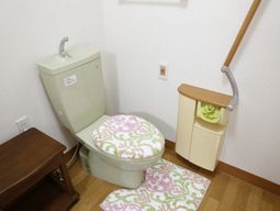 清潔なトイレの一角
