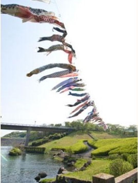 季節感溢れる中庭の風景