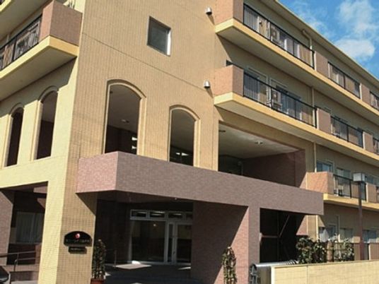 エントランスのある建物