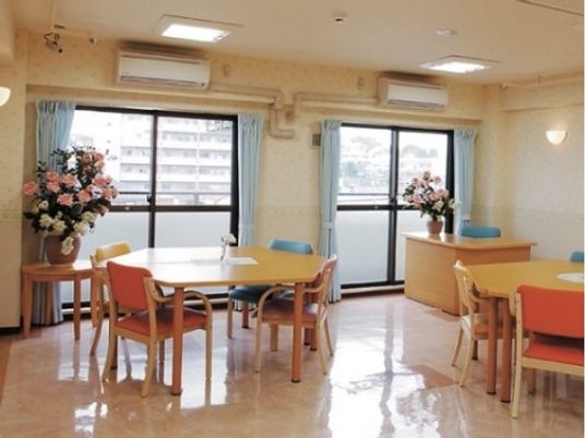 明るい居心地の良い食堂