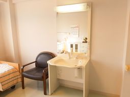 快適な個室の洗面台