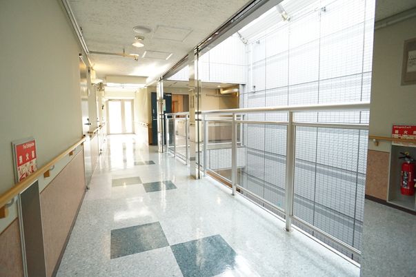 清潔な廊下の様子