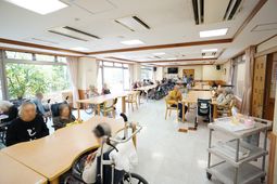 共有スペースの明るい様子