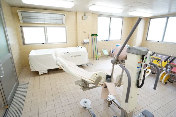 浴室のリフト付きバスタブ