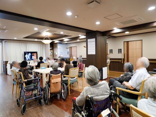 共有スペースでの憩いの場