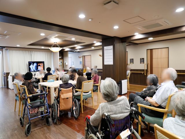 共有スペースでの憩いの場