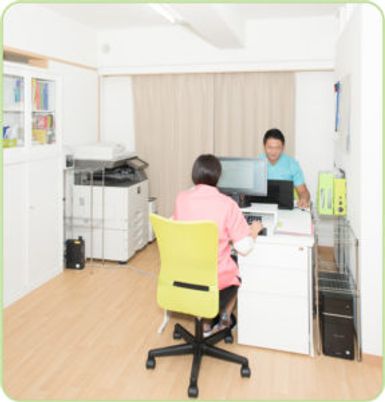 事務作業を行う部屋