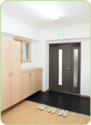 スリッパのある部屋