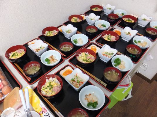 食事を提供する準備