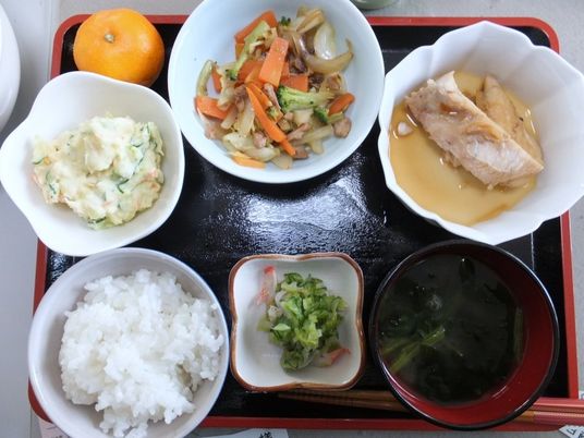 健康的な和食の食事例