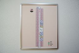 フロア案内図掲示