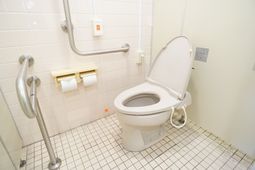 清潔なトイレ設備