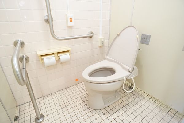 清潔なトイレ設備