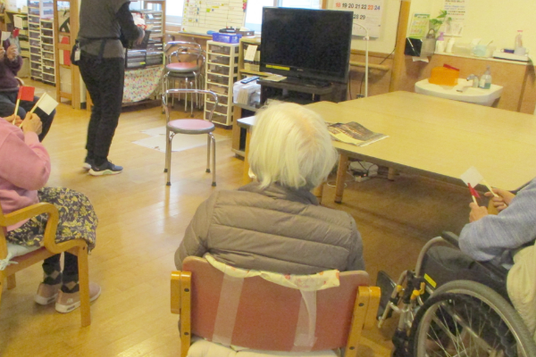楽しめるイベントが開かれる部屋