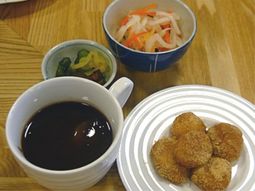 栄養満点の手作り料理