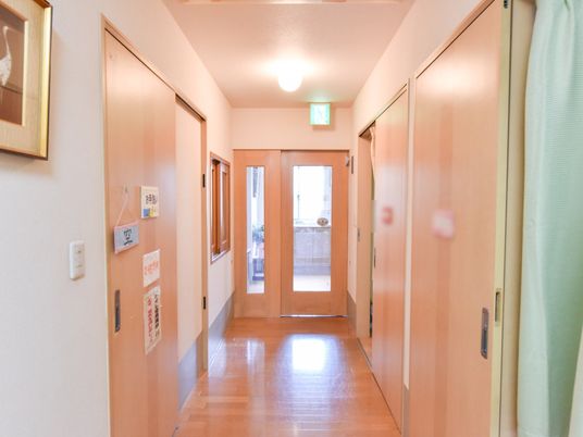 きれいな廊下の様子