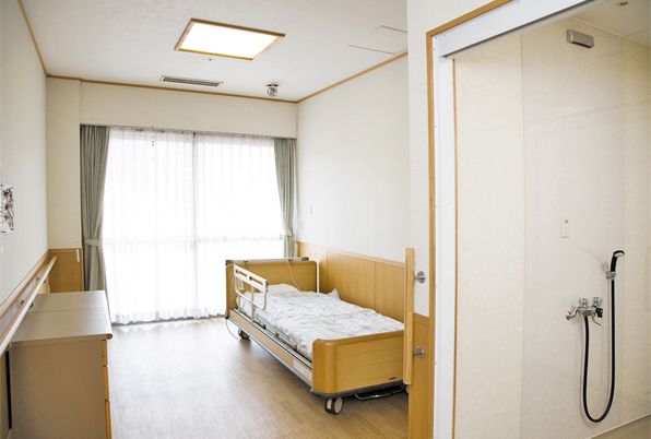 ベッドのある居室