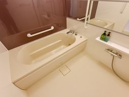 清潔感ある浴室設備