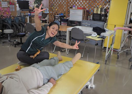 元気なスタッフと利用者様