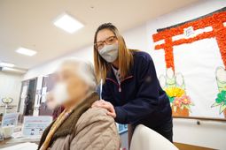 スタッフと利用者の会話