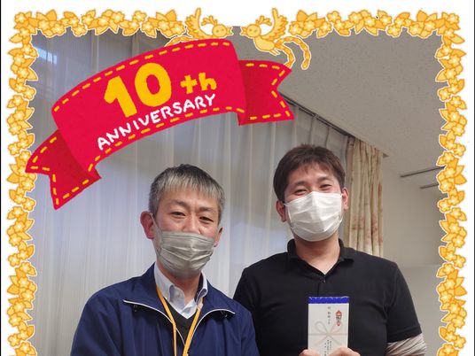スタッフ2人の記念撮影  